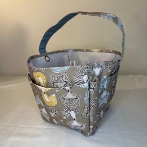 Thirty-One Gifts Creative Caddy Fox Trot Craft Office Organization Tote Kids Car